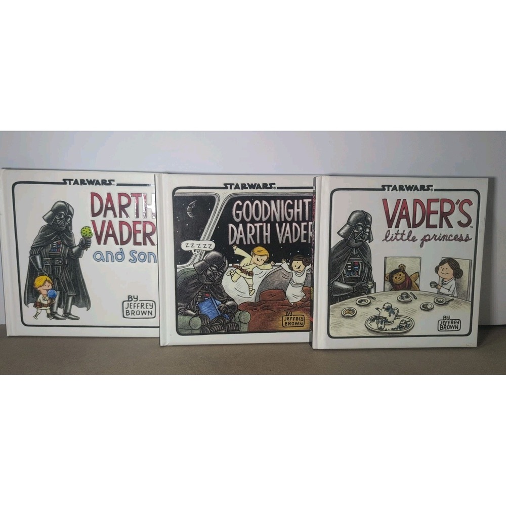 Star Wars Darth Vader Lot of 3 Hardcover Kids Books by Jeffrey Brown